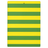 Gele en groene strepen klembord (Achterkant)