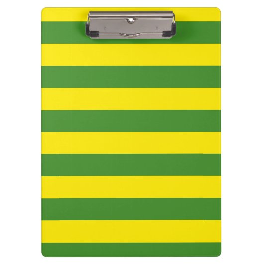 Gele en groene strepen klembord (Voorkant)