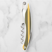  gele en groene strepen kurkentrekker (Voorkant)