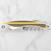  gele en groene strepen kurkentrekker (Voorkant)