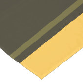  gele en groene strepen lange tafelloper (Hoek)