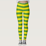 Gele en groene strepen leggings<br><div class="desc">Geel en Groen horizontale Streeplijnen naadloos herhalen Patroon Ontwerp Achtergrond Afdrukken</div>