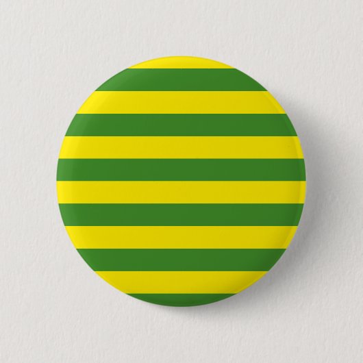 Gele en groene strepen ronde button 5,7 cm (Voorkant)
