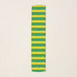 Gele en groene strepen sjaal<br><div class="desc">Abstracte digitale kunst van gele en groene strepen</div>