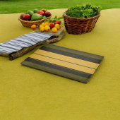  gele en groene strepen snijplank