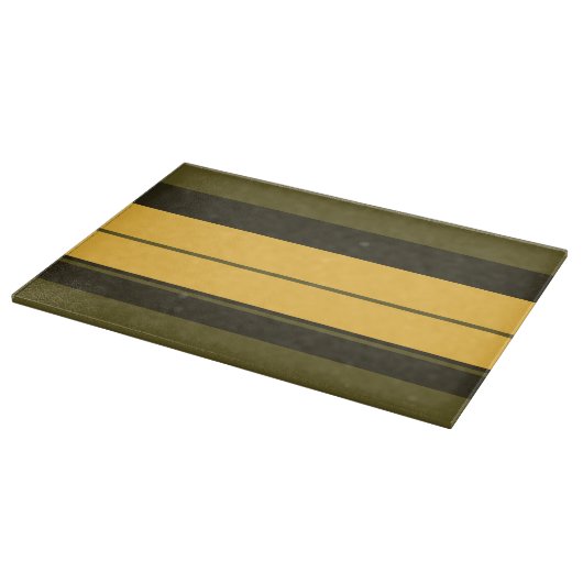  gele en groene strepen snijplank (Hoek)