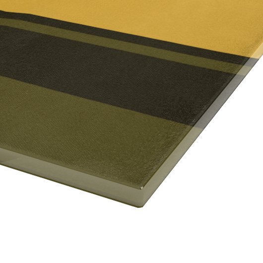  gele en groene strepen snijplank (Hoek)