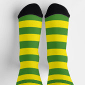 Gele en groene strepen sokken (Top)