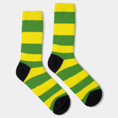 Gele en groene strepen sokken (Rechts)