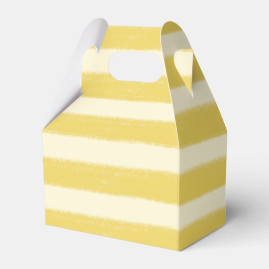 Gele en groene zomer Bachelorette Bedankdoosjes (Achterkant)