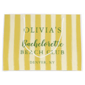 Gele en groene zomer Bachelorette Groot Cadeauzakje (Voorkant)