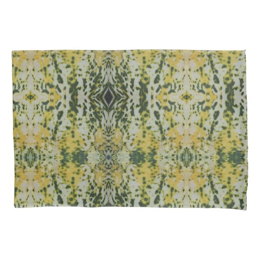 Gele en Groene Zucchini Kussensloop (Voorkant)