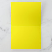 Gele en oranje abstracte vormen overlappen elkaar  kaart (Binnen)