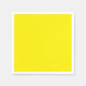 Gele en oranje abstracte vormen overlappen elkaar  servet (Voorkant)