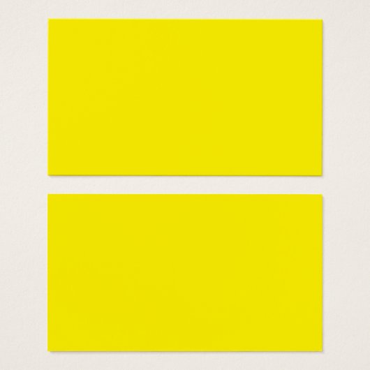 Gele en oranje abstracte vormen overlappen elkaar  visitekaartje (Voorkant /achterkant)