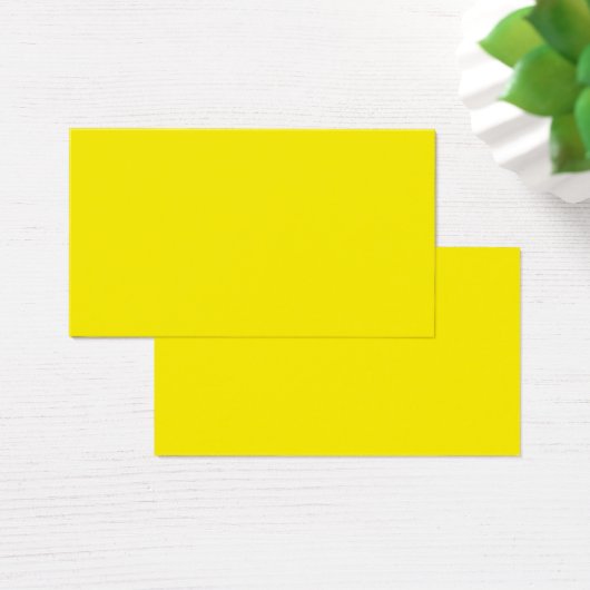 Gele en oranje abstracte vormen overlappen elkaar  visitekaartje (Bureau)