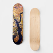 Gele en oranje bladeren persoonlijk skateboard (Voorkant)