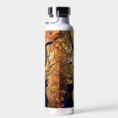 Gele en oranje bladeren waterfles (Rechts)