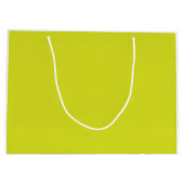 Gele en oranje geometrische vormen zijn gerangschi groot cadeauzakje (Achterkant)