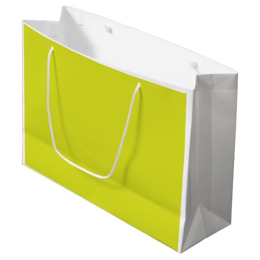 Gele en oranje geometrische vormen zijn gerangschi groot cadeauzakje (Voorkant Gekanteld)