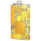 Gele en Oranje kolf Heupfles (Links)