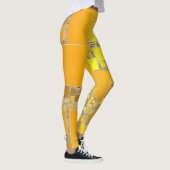 Gele en Oranje Leggings (Rechts)