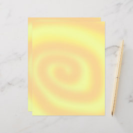 Gele en oranje spiraalvormige achtergrond scrapboo