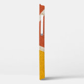 Gele en oranje vloerbedekking Case-Mate iPhone case (Achterkant / Links)