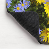 Gele en Paarse Daisies Muismat (Hoek)