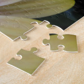 Gele en Paarse Daisy Flower Legpuzzel (Zijkant)