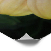 Gele en Paarse Daisy Flower Poster (Hoek)