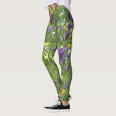 Gele en Paarse kruisingen Leggings (Links)