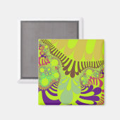 Gele en Paarse mod Magneet (Voorkant / Achterkant)