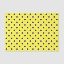 Gele en Paarse pokadots