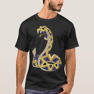 Gele en Paarse ratelslang T-shirt