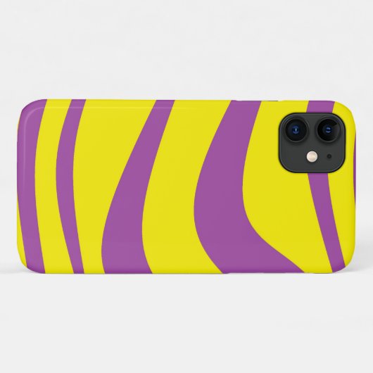 Gele en Paarse telefooncel Apple Samsung Android Case-Mate iPhone Case (Achterkant (horizontaal))