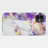 gele en paarse waterverf achtergrond Case-Mate iPhone case (Achterkant (horizontaal))