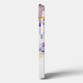 gele en paarse waterverf achtergrond Case-Mate iPhone case (Achterkant / Links)