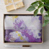 gele en paarse waterverf achtergrond tissuepapier (Geschenk)