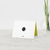 Gele en rode Alstroemeria bloemen Kaart (Achterkant)