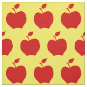 Gele en rode appels stof (Swatch)