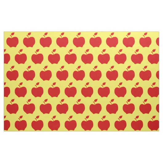 Gele en rode appels stof (Fat Quarter)