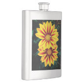 Gele en rode bloemen flacon (Rechts)