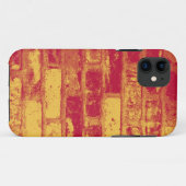  Gele en Rode Brick-muur Case-Mate iPhone Case (Achterkant (horizontaal))