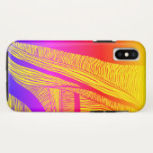Gele en rode golven Case-Mate iPhone case (Achterkant (horizontaal))