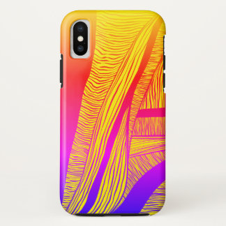 Gele en rode golven Case-Mate iPhone case