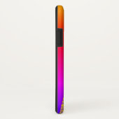 Gele en rode golven Case-Mate iPhone case (Achterkant / rechts)