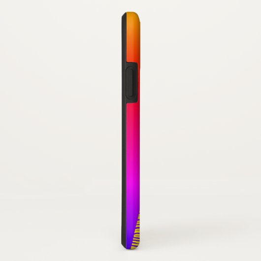 Gele en rode golven Case-Mate iPhone case (Achterkant / rechts)