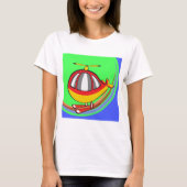 Gele en rode helikopter t-shirt (Voorkant)