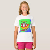 Gele en rode helikopter t-shirt (Voorkant volledig)